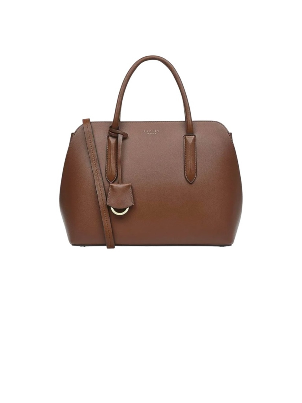 RADLEY LONDON Brown leather liverpool street medium satchel